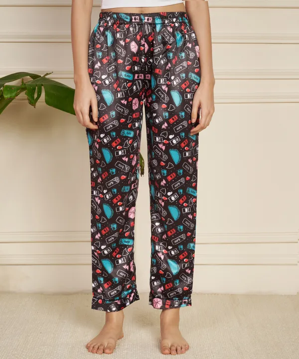 Fbella_Women_Printed_Satin_Sleepwear_Night_Suit_Set