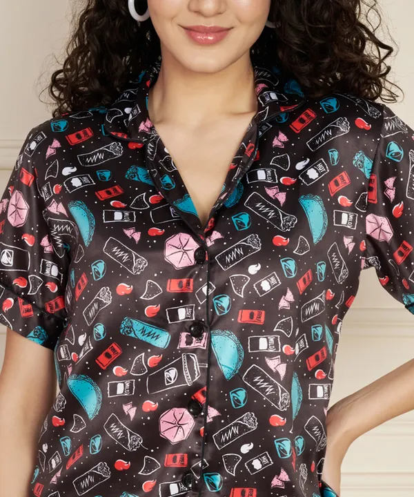 Fbella_Women_Printed_Satin_Sleepwear_Night_Suit_Set