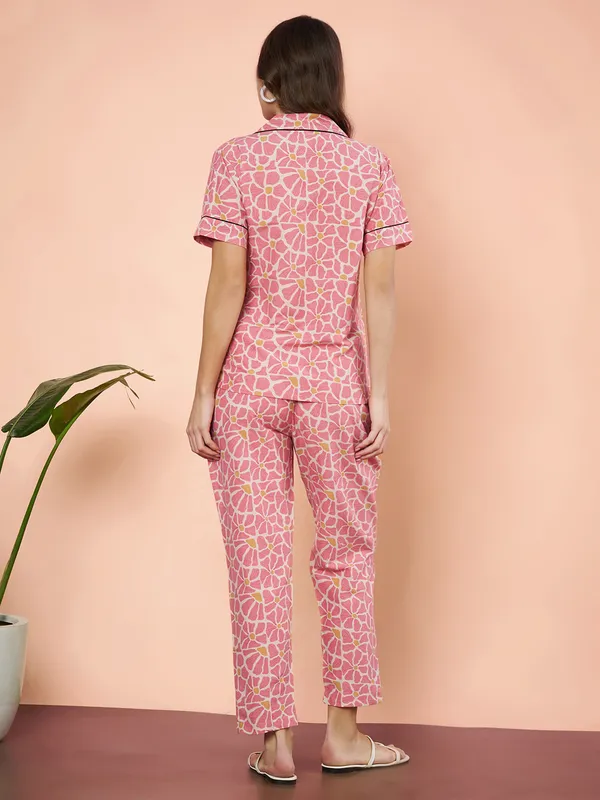 Fbella_Women_Pure_Cotton_Floral_Printed_Night_Suit