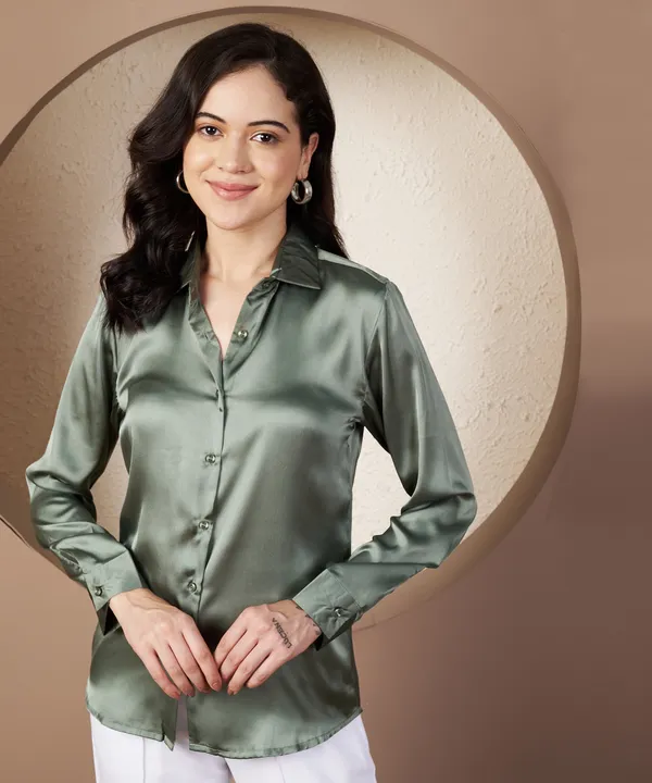 Fbella_Women_Satin_Elegance_Shirt