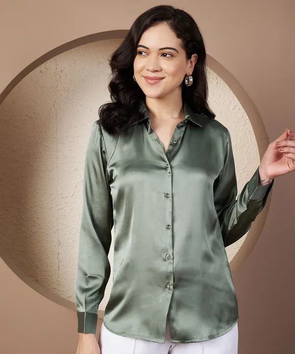 Fbella_Women_Satin_Elegance_Shirt