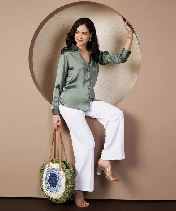 Fbella_Women_Satin_Elegance_Shirt