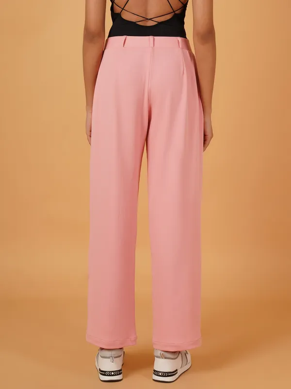 Fbella_Women_Straight-Fit_Pink_Trouser