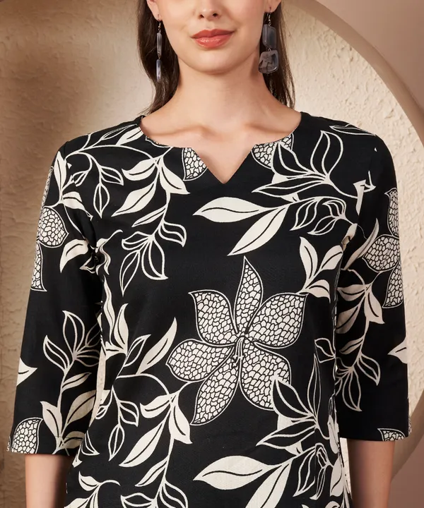 Fbella_Women’s_Cotton_Blend_Floral_Print_Cord_Set_–_Kurta_and_Pants