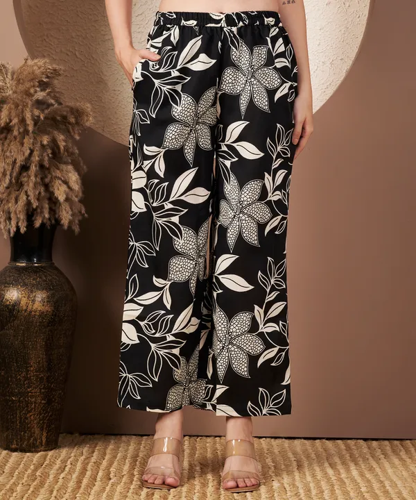 Fbella_Women’s_Cotton_Blend_Floral_Print_Cord_Set_–_Kurta_and_Pants