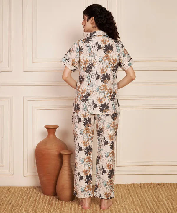 Fbella_Women’s_Cotton_Night_Suit_|_Floral_Print_|_Pocket_&_Elastic_Waist