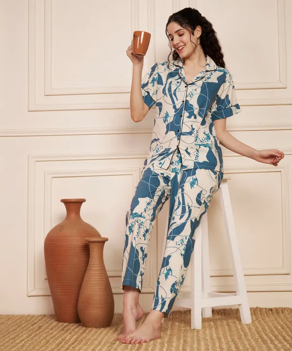 Fbella_Women’s_Cotton_Night_Suit_|_Printed_Sleepwear_Set_|_Comfortable_Nightwear