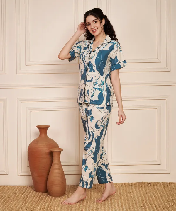 Fbella_Women’s_Cotton_Night_Suit_|_Printed_Sleepwear_Set_|_Comfortable_Nightwear