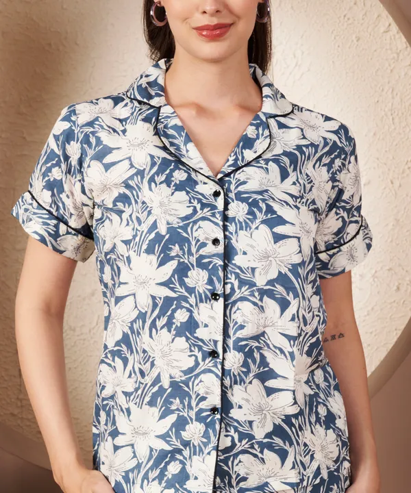 Fbella_Women’s_Cotton_Night_Suit_with_Floral_Print_–_Shirt_and_Pyjama_Set