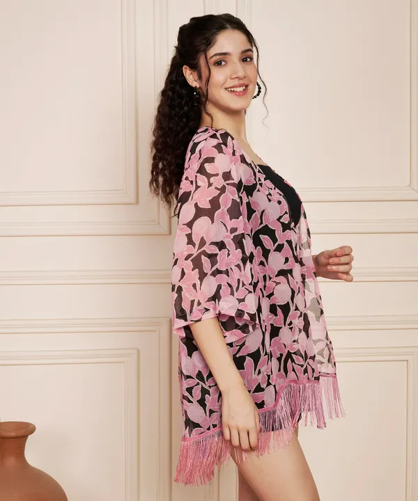 Fbella_Women’s_Georgette_Floral_Kimono_Shrug_with_Fringe_|_Free_Size_|_Lightweight_Casual_Layer