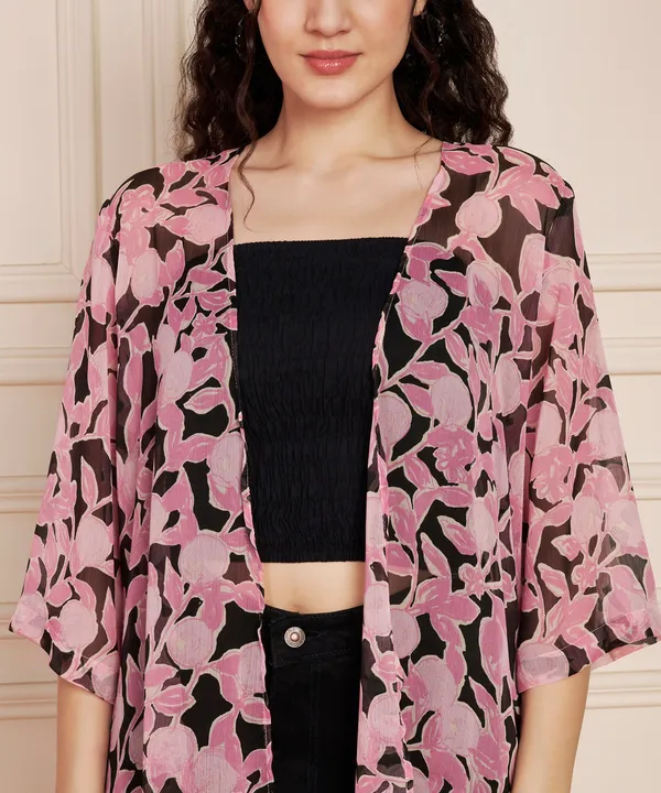 Fbella_Women’s_Georgette_Floral_Kimono_Shrug_with_Fringe_|_Free_Size_|_Lightweight_Casual_Layer