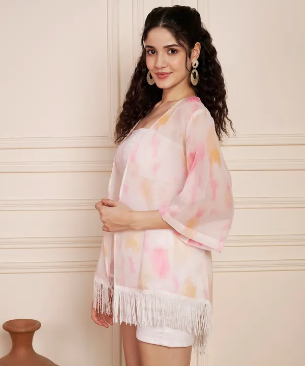 Fbella_Women’s_Georgette_Kimono_Shrug_with_Fringe_|_Free_Size_|_Lightweight_Summer_Shrug