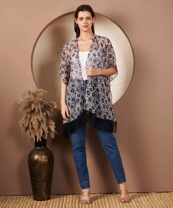 Fbella_Women’s_Kimono_Chiffon_Shrug_with_Floral_Print_and_Tassel_Hem