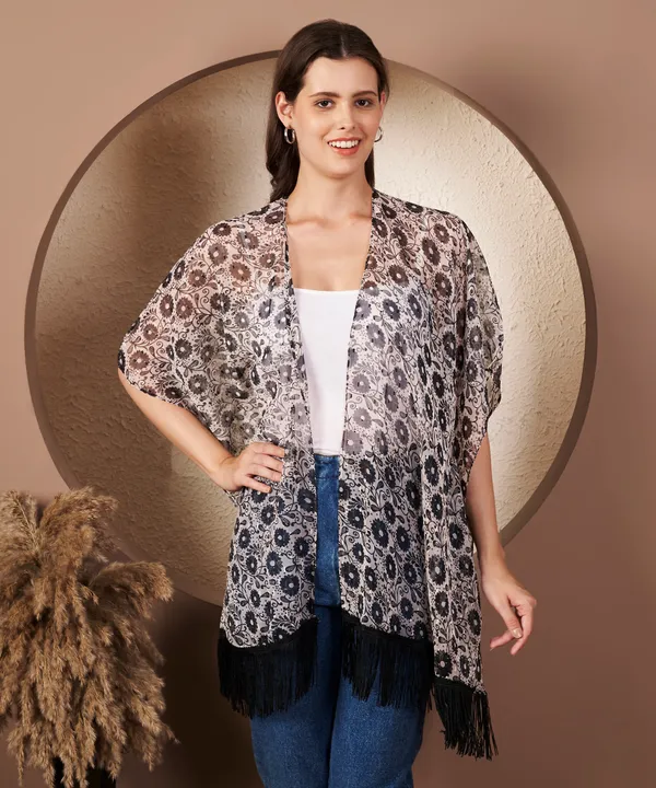 Fbella_Women’s_Kimono_Chiffon_Shrug_with_Floral_Print_and_Tassel_Hem