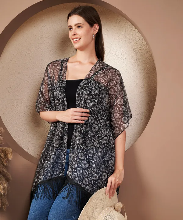 Fbella_Women’s_Kimono_Chiffon_Shrug_with_Floral_Print_and_Tassel_Hem