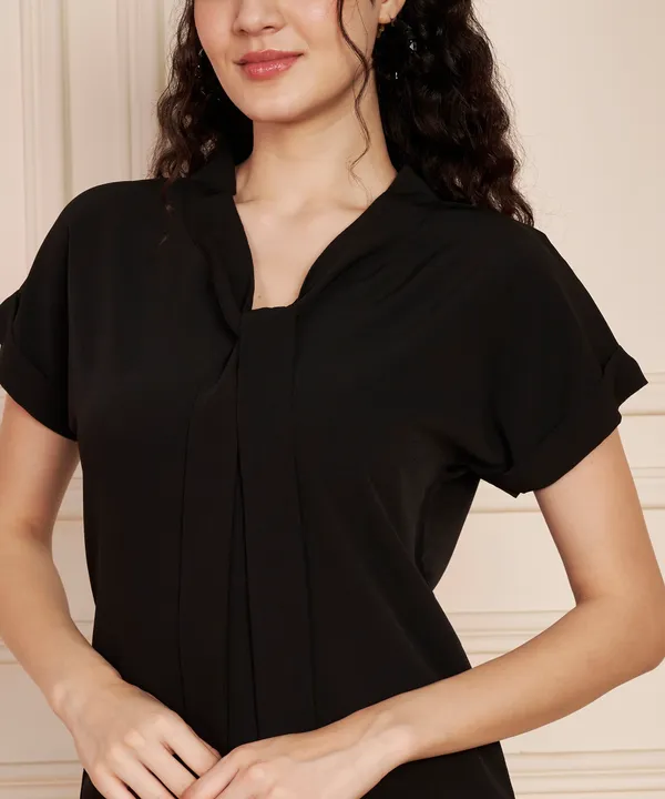 Fbella_Women’s_Summer_Cool_Fabric_Black_Top
