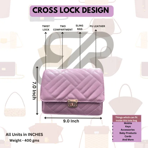 Lavender_PU_leather,_stylish_beautiful_sling_bag