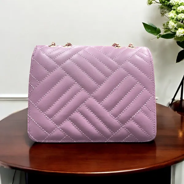 Lavender_PU_leather,_stylish_beautiful_sling_bag