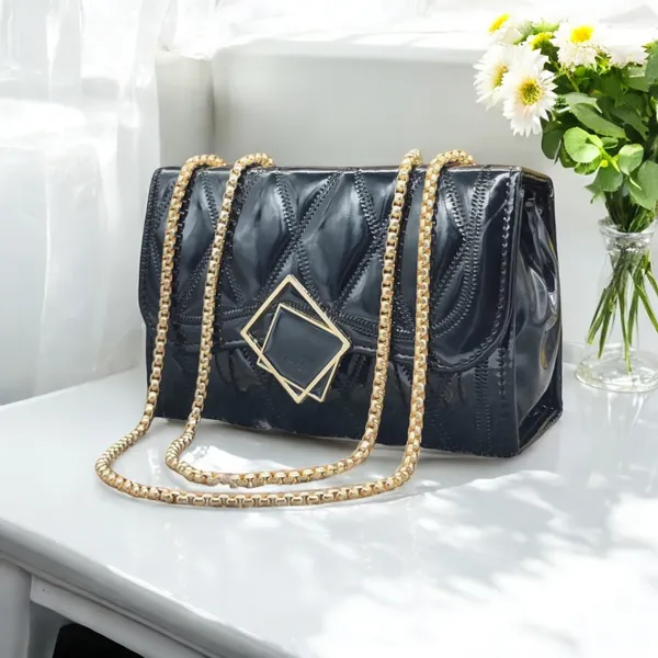 Bliss Stylish Rectangle Fitting Chain Sling bag for Women and girls Black Price in India Buy Bliss Stylish Rectangle Fitting Chain Sling bag for Women and girls Black online at undefined