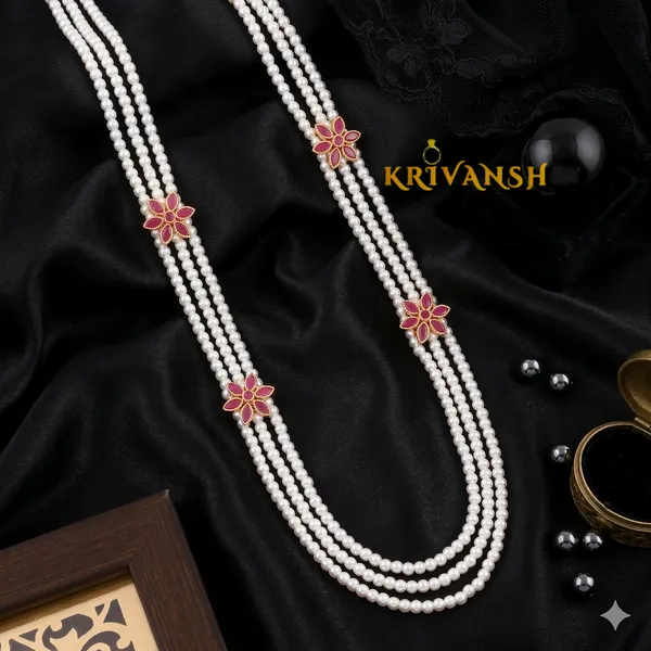 Floral_Ruby_Mope_Pearl_Necklace(3mm_pearl)