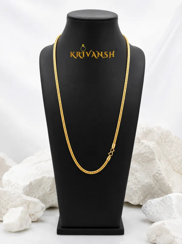 Hollow_Round_Fox_Chain_|_30"inch_Long_|_KRIVANSH