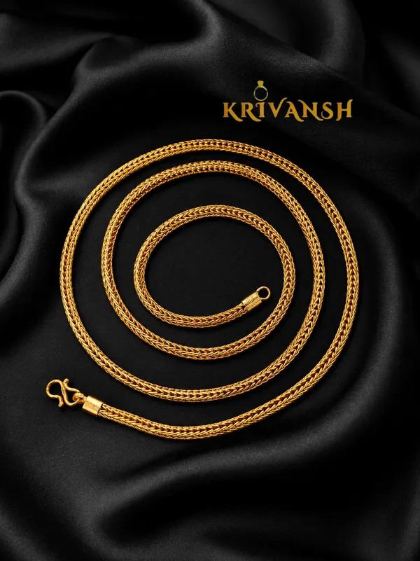 Hollow_Round_Fox_Chain_|_30"inch_Long_|_KRIVANSH