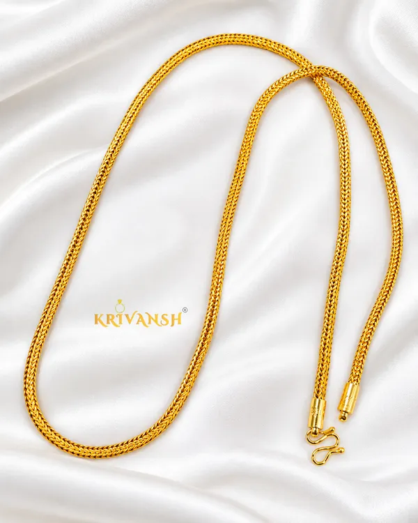 Hollow_Round_Fox_Chain_|_30"inch_Long_|_KRIVANSH