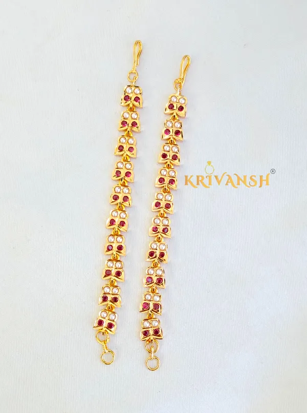 Impon_Ear_Chain/Mattal_pair