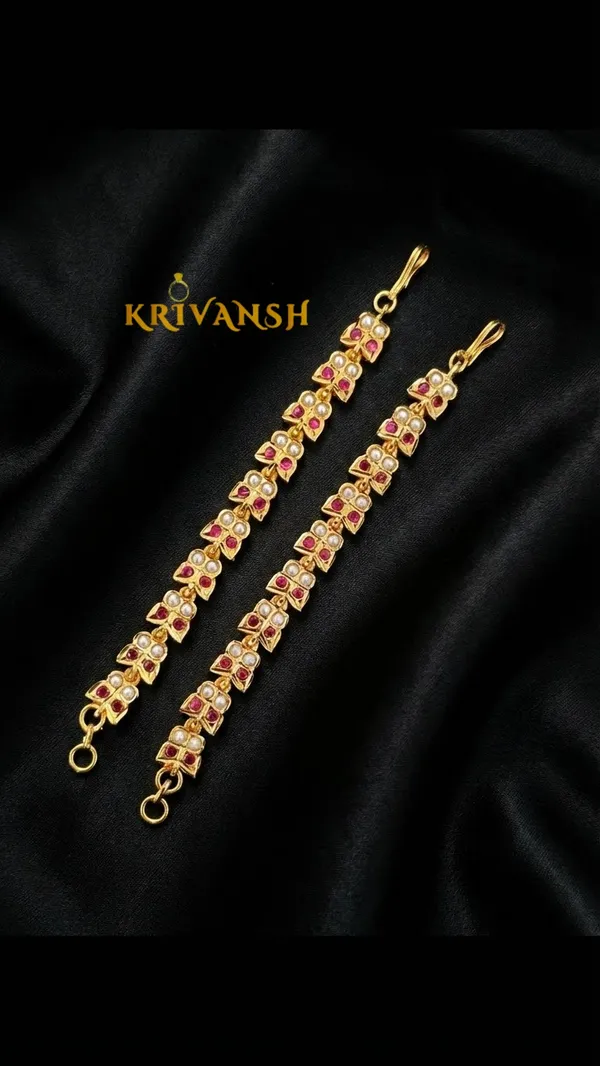 Impon_Ear_Chain/Mattal_pair