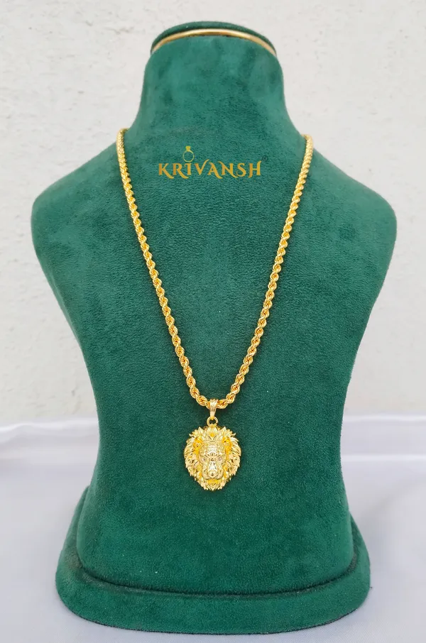 Lion_Pendant_Short_Length_Neckchain