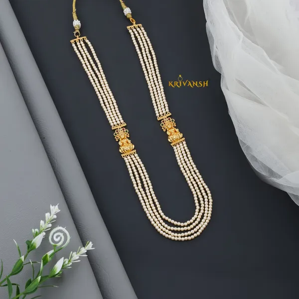 Premium_Multi-Layer_Pearl_Necklace_with_Lakshmi_Motif