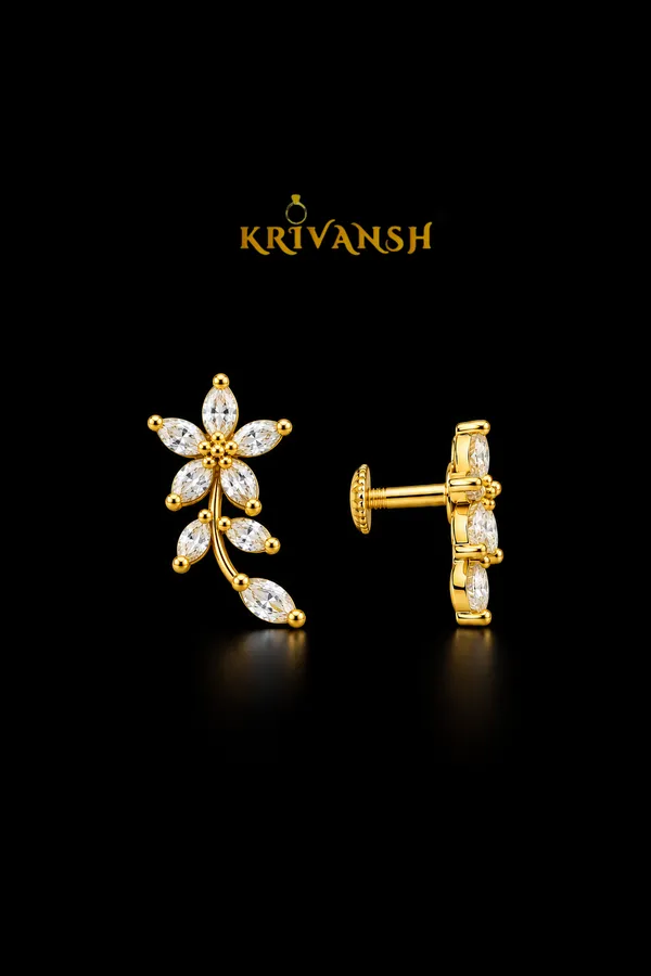 Floral_CZ_Stud_Earrings_for_Women