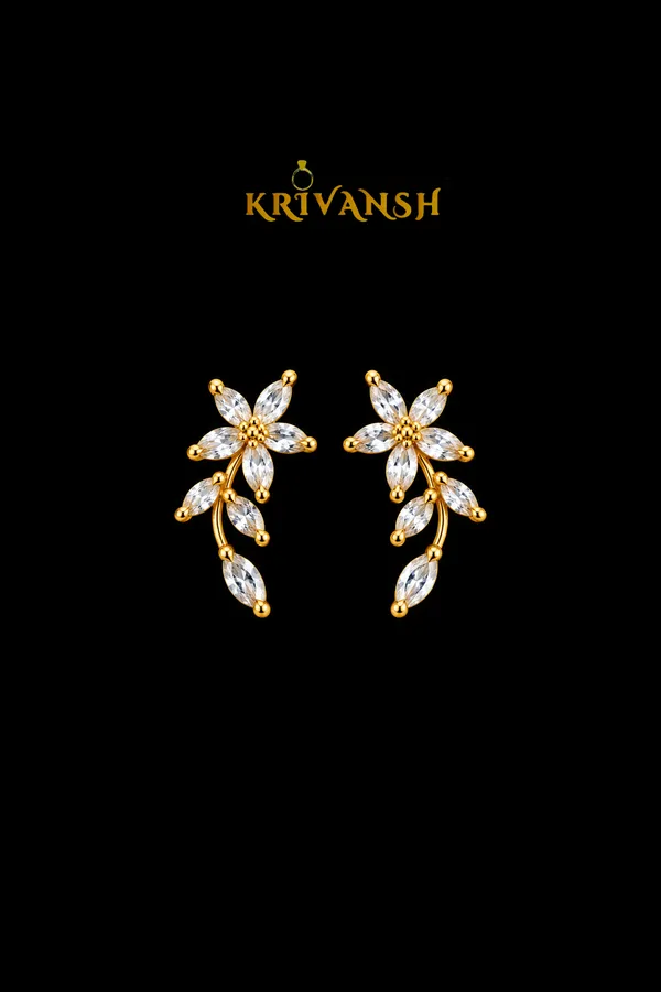 Floral_CZ_Stud_Earrings_for_Women