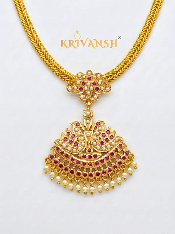 Classic_Ruby_with_Pearls_Attigae_Necklace