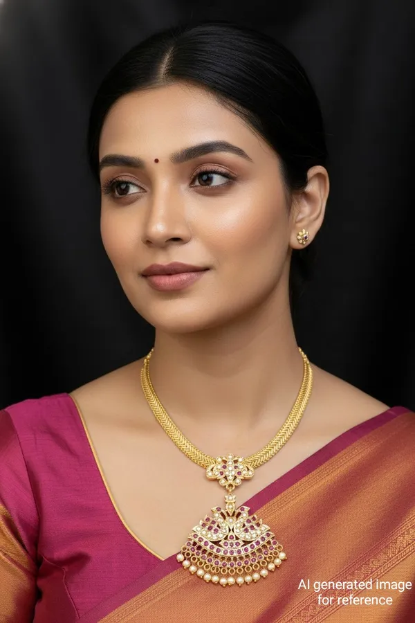 Classic_Ruby_with_Pearls_Attigae_Necklace