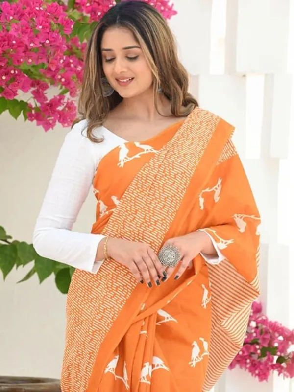 Cotton_Silk_Saree_with_Unstiched_Blouse_Piece