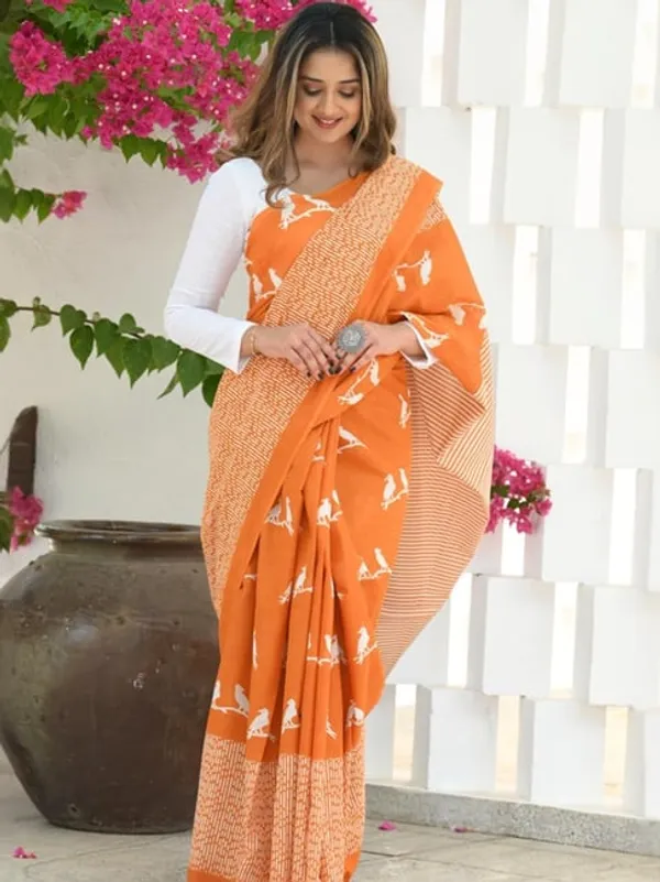 Cotton_Silk_Saree_with_Unstiched_Blouse_Piece