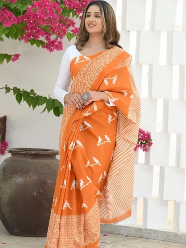 Cotton_Silk_Saree_with_Unstiched_Blouse_Piece