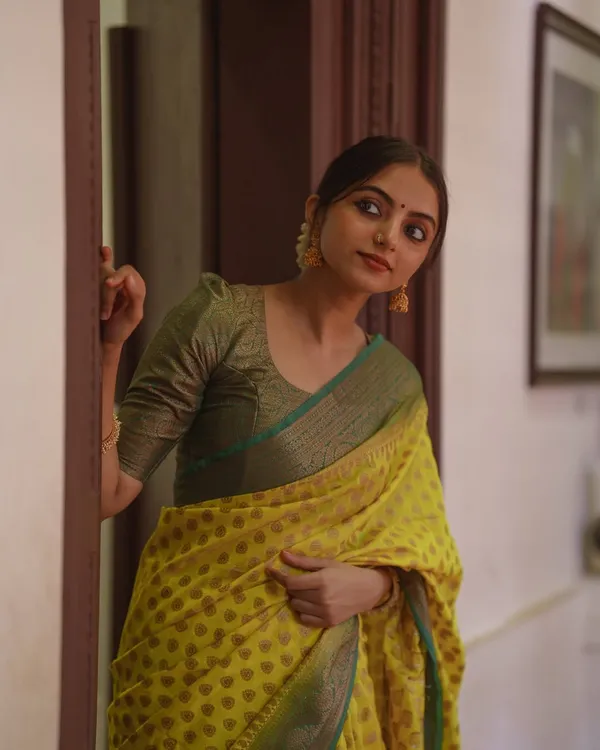 Soft_Banarasi_Lichi_Silk_Saree_with_Unstiched_Blouse_Piece