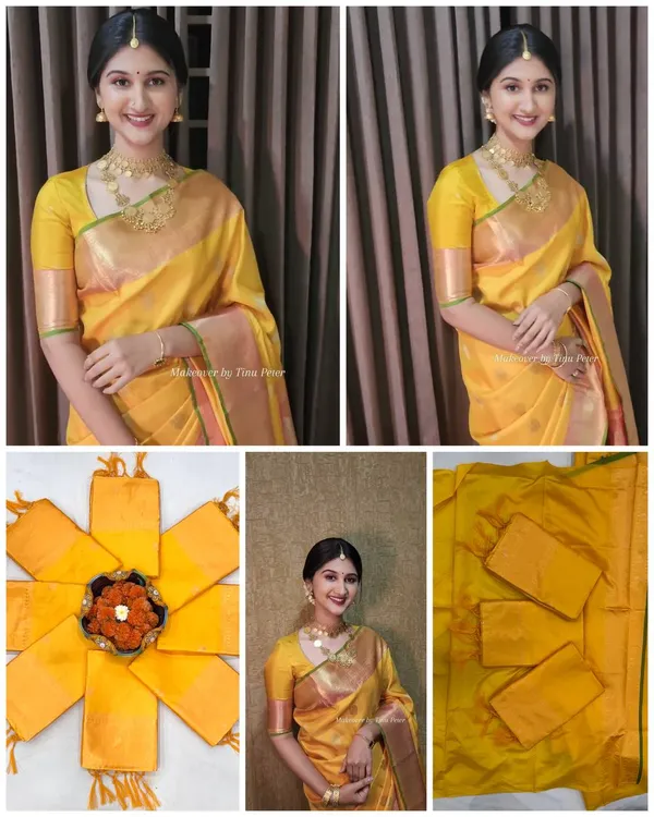 Soft_Lichi_Silk_Saree_with_Unstiched_Blouse_Piece