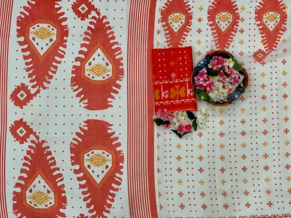 Linen__Saree_(With_Unstitched_Blouse)