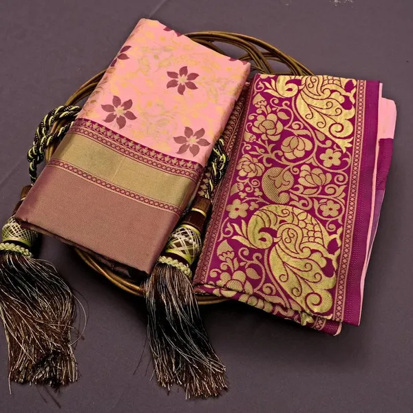 Banarasi_Semi-Silk_Saree_with_Unstiched_Blouse_Piece