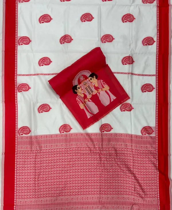 Banarasi_Semi-Silk_Saree_with_Unstiched_Blouse_Piece