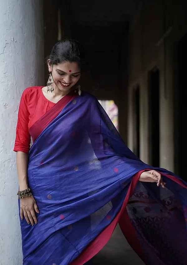 Cotton_Silk_Saree_with_Unstiched_Blouse_Piece