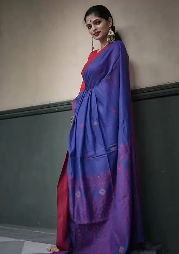 Cotton_Silk_Saree_with_Unstiched_Blouse_Piece