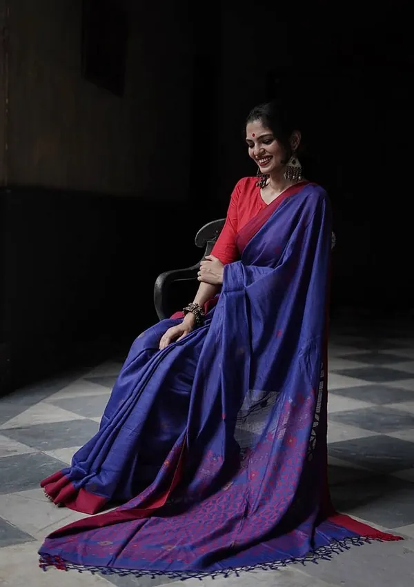 Cotton_Silk_Saree_with_Unstiched_Blouse_Piece
