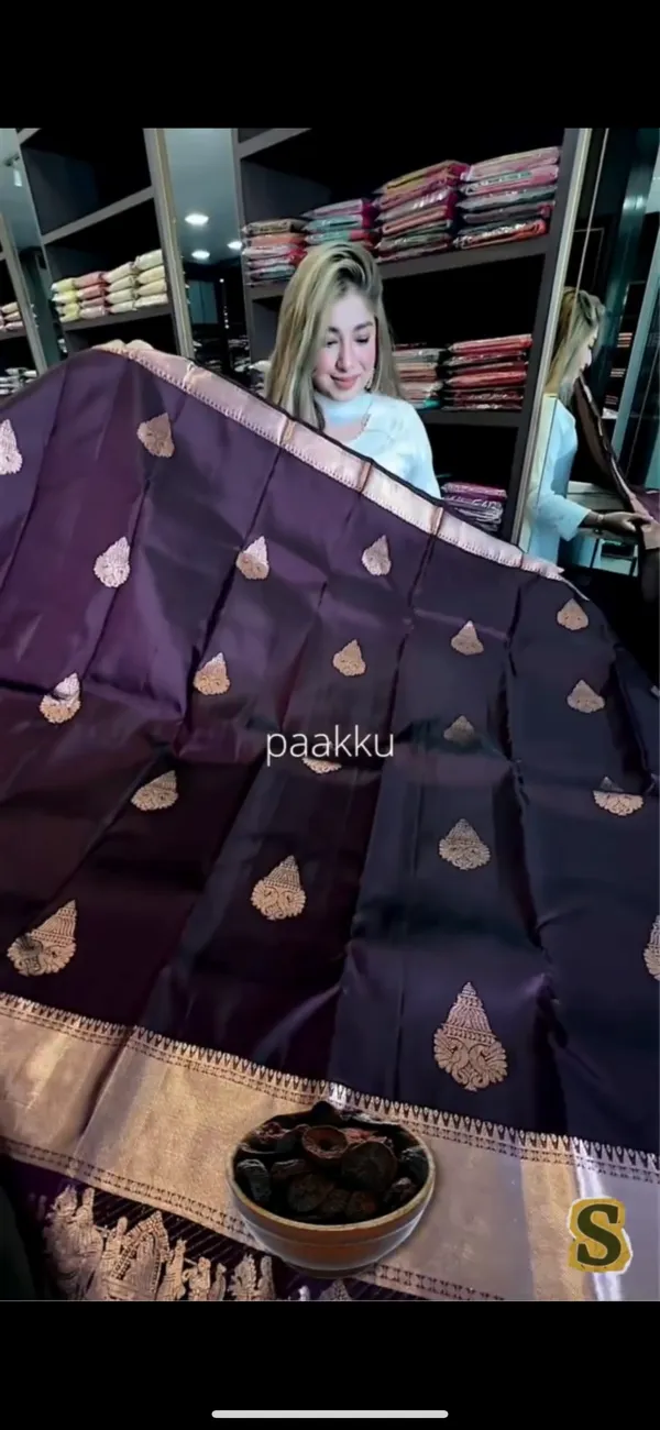 Tremendous_Wine_Soft_Banarasi_Silk_Saree_With_Supernal_Blouse_Piece