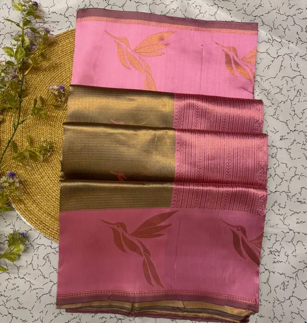 Soft_Banarasi_Lichi_Silk_Saree_with_Unstiched_Blouse_Piece