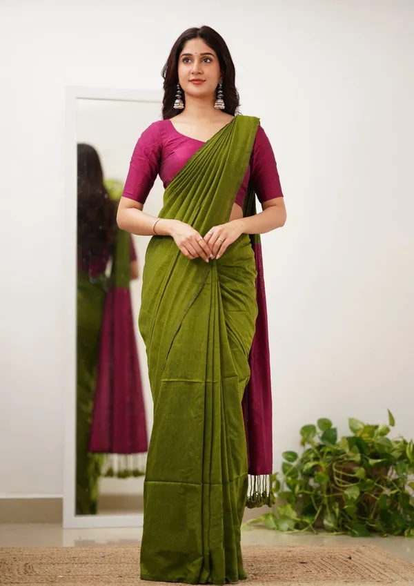 Cotton_Silk_Saree_with_Unstiched_Blouse_Piece