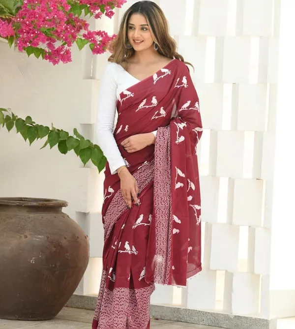 Cotton_Silk_Saree_with_Unstiched_Blouse_Piece